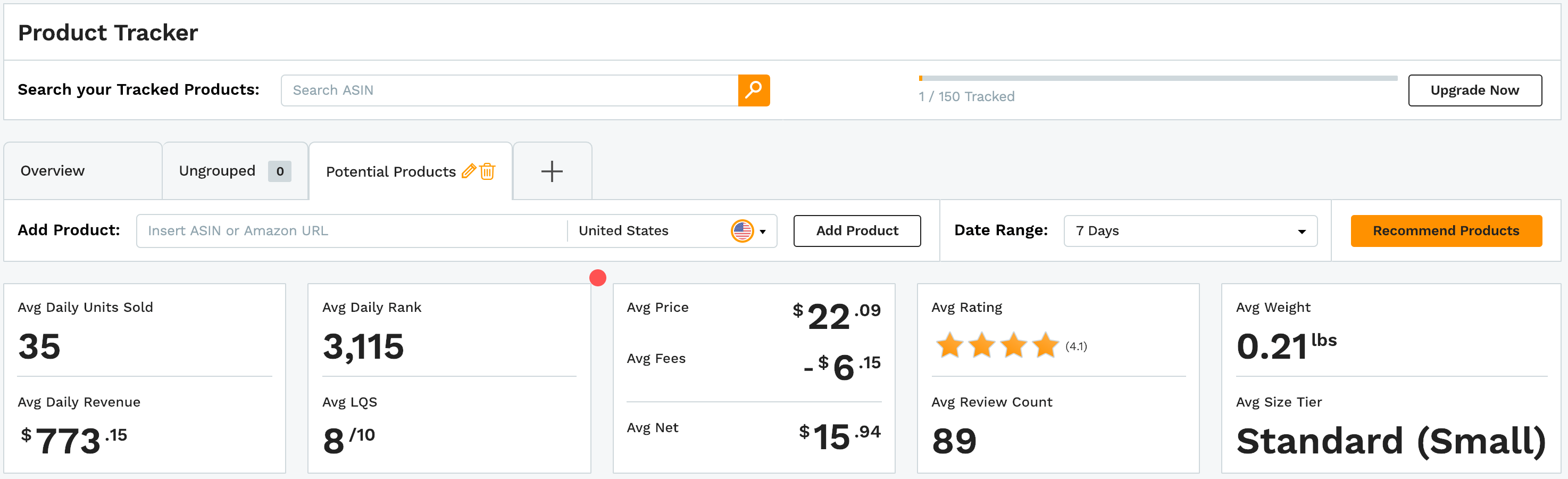 Product Tracker